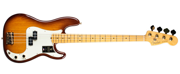 FENDER 75TH ANNIVERSARY COMMEMORATIVE PRECISION BASS - 2-COLOUR BOURBON BURST