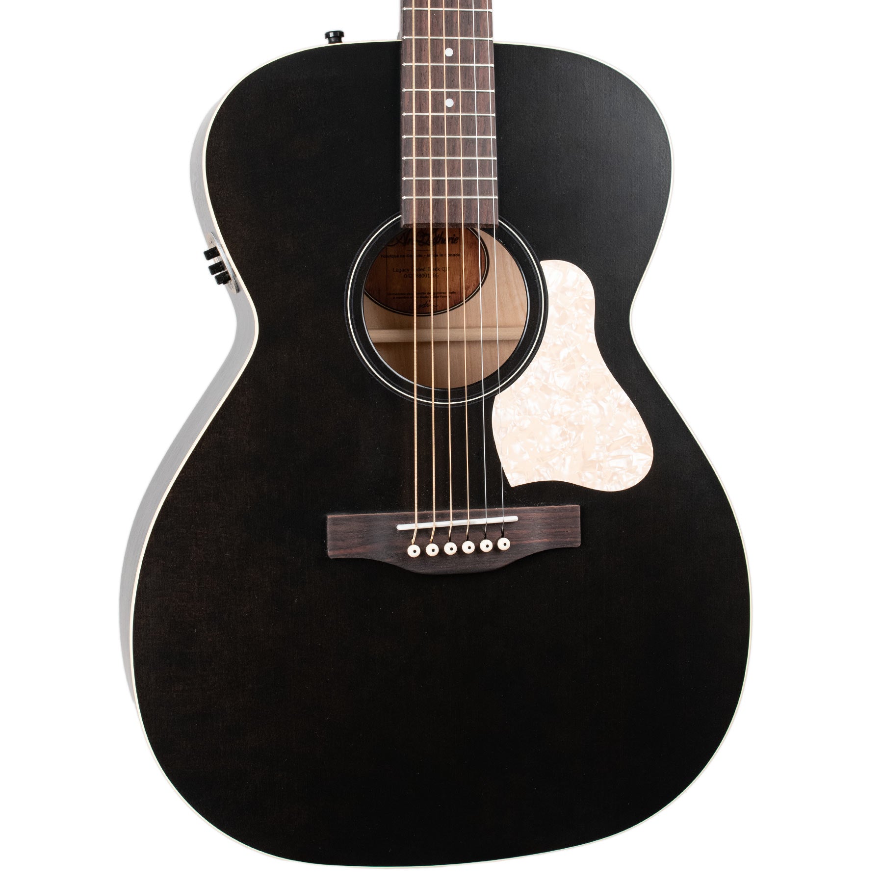 ART & LUTHERIE LEGACY FADED BLACK W/ QIT PICKUP