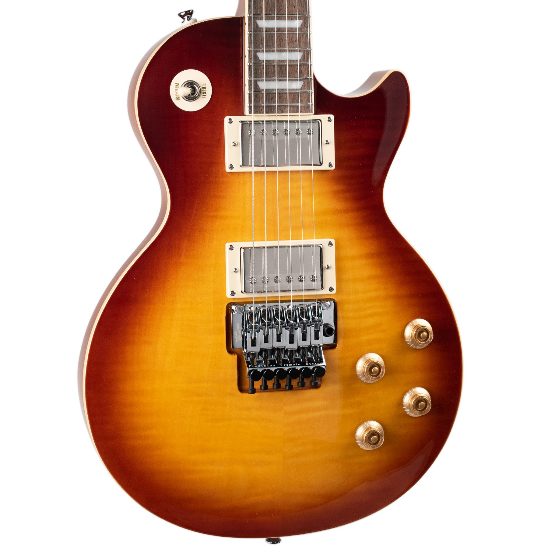 EPIPHONE ALEX LIFESON SIGNATURE LES PAUL AXCESS OUTFIT - VICEROY BROWN