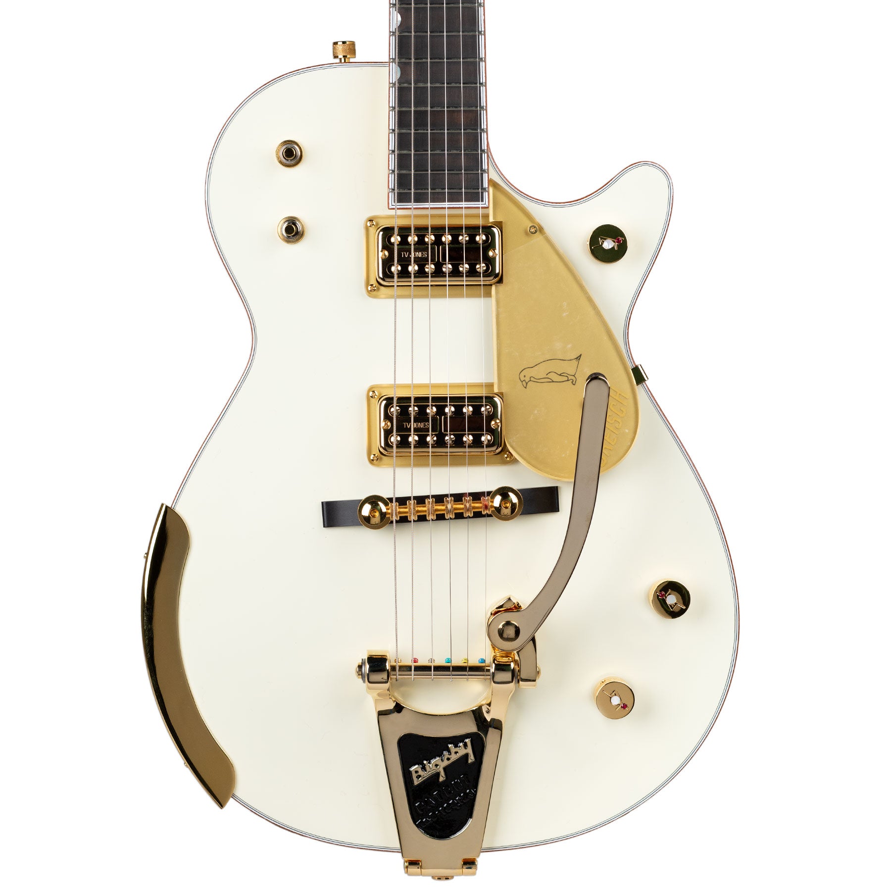 GRETSCH G6134T-58 VINTAGE SELECT ’58 PENGUIN WITH BIGSBY - VINTAGE WHITE