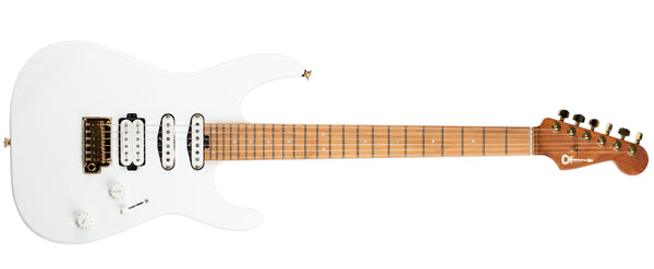 CHARVEL PRO-MOD DK24 HSS 2PT CM - SNOW WHITE