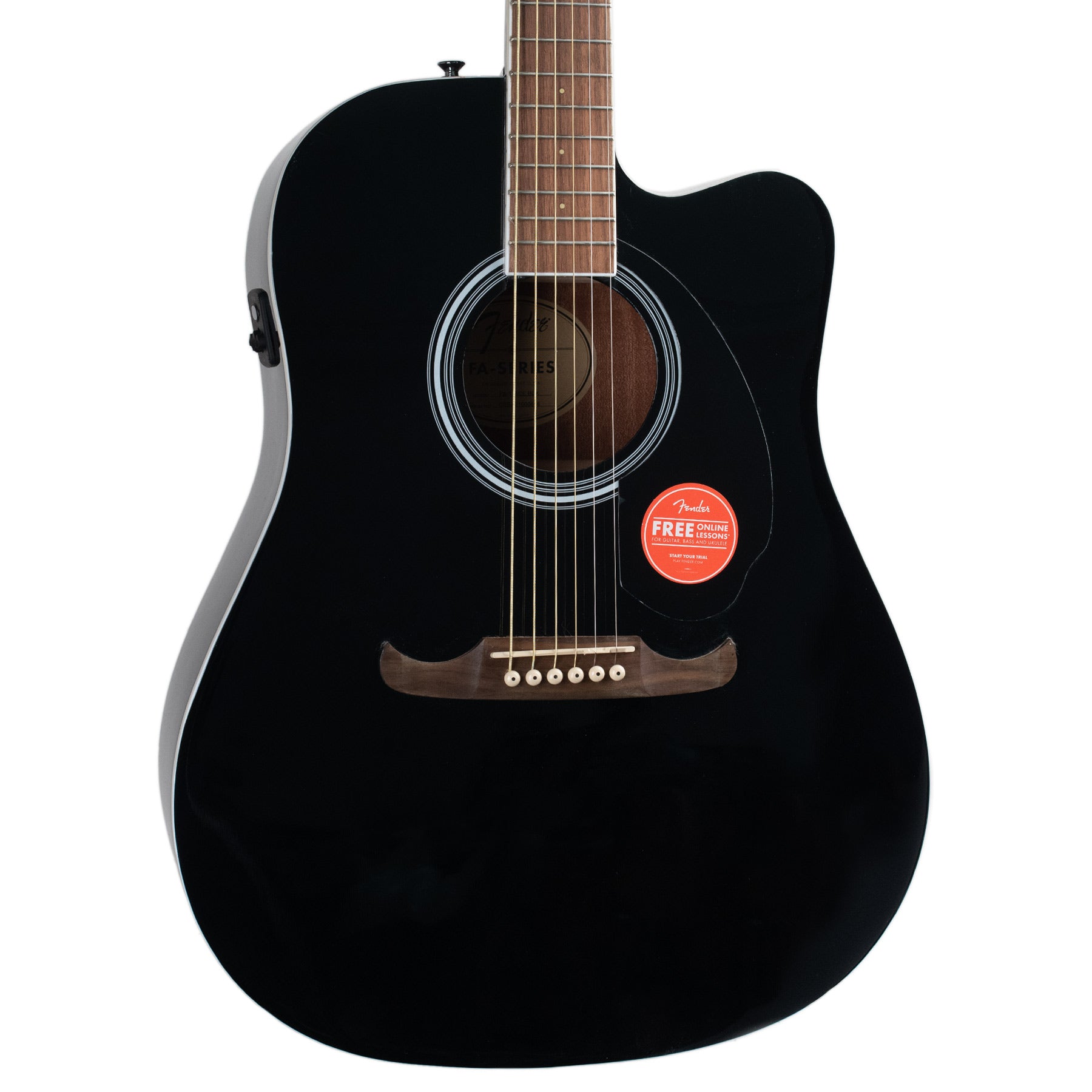 FENDER FA-125CE DREADNOUGHT ACOUSTIC ELECTRIC - BLACK