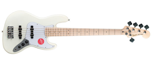 SQUIER AFFINITY SERIES JAZZ BASS V -OLYMPIC WHITE