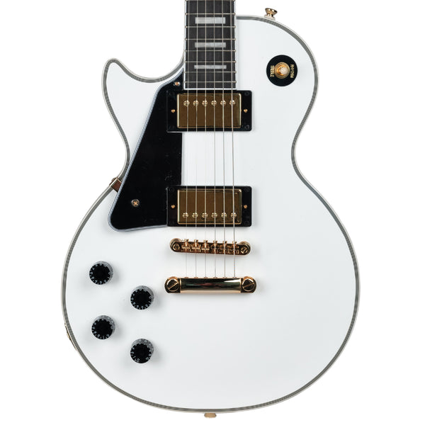 EPIPHONE INSPIRED BY GIBSON LES PAUL CUSTOM ALPINE WHITE LEFT HANDED