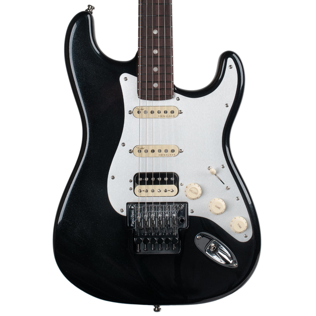 Fender American Ultra Luxe Stratocaster Floyd Rose Hss - Mystic Black 