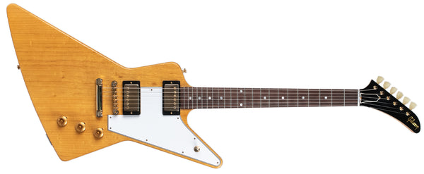 GIBSON CUSTOM 1958 EXPLORER KORINA VOS WHITE GUARD REISSUE