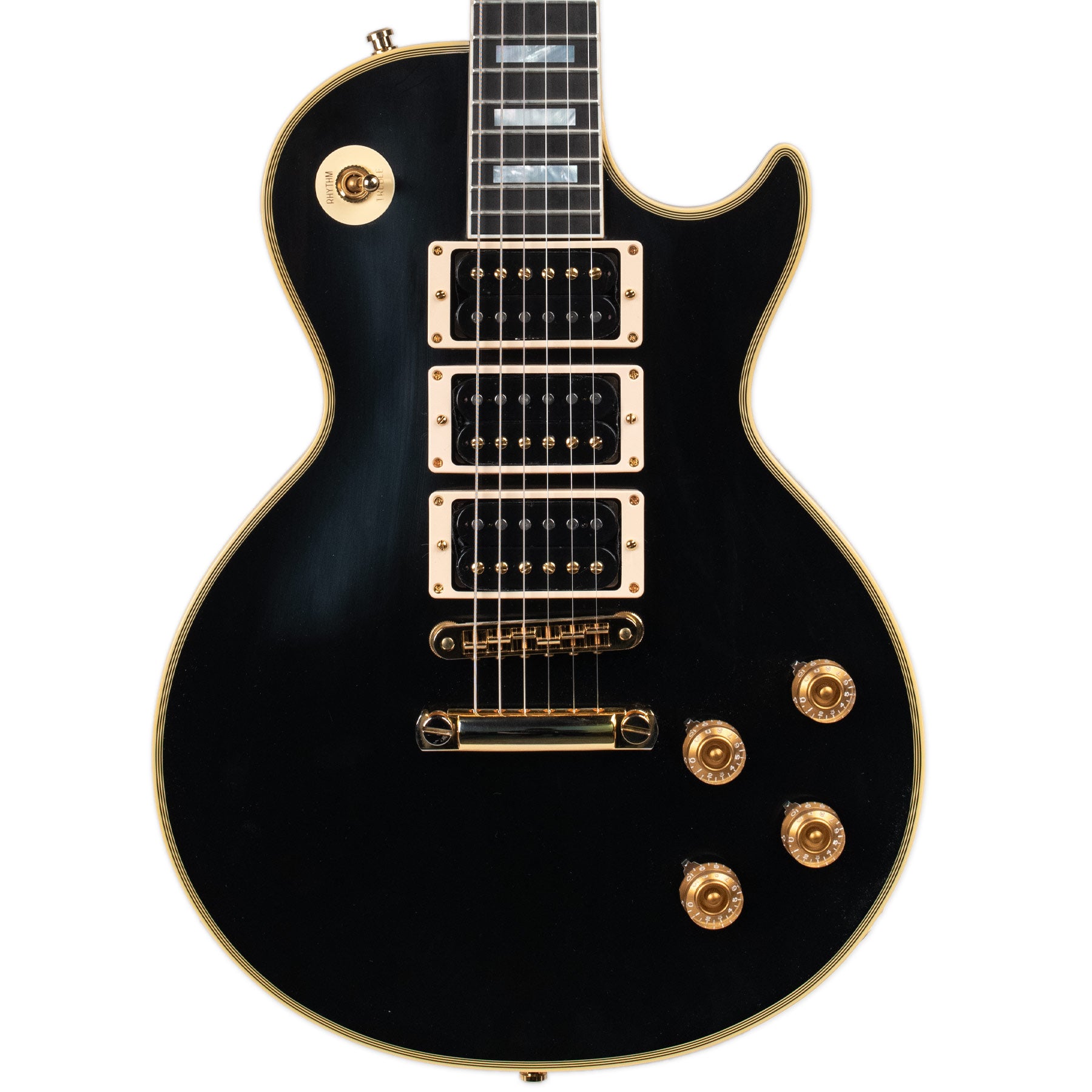 GIBSON CUSTOM SHOP PETER FRAMPTON SIGNATURE 'PHENIX' LES PAUL CUSTOM - EBONY