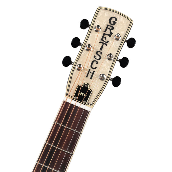 GRETSCH G9241 ALLIGATOR BISCUIT ROUND-NECK ACOUSTIC / ELECTRIC RESONATOR GUITAR - 2-COLOUR SUNBURST