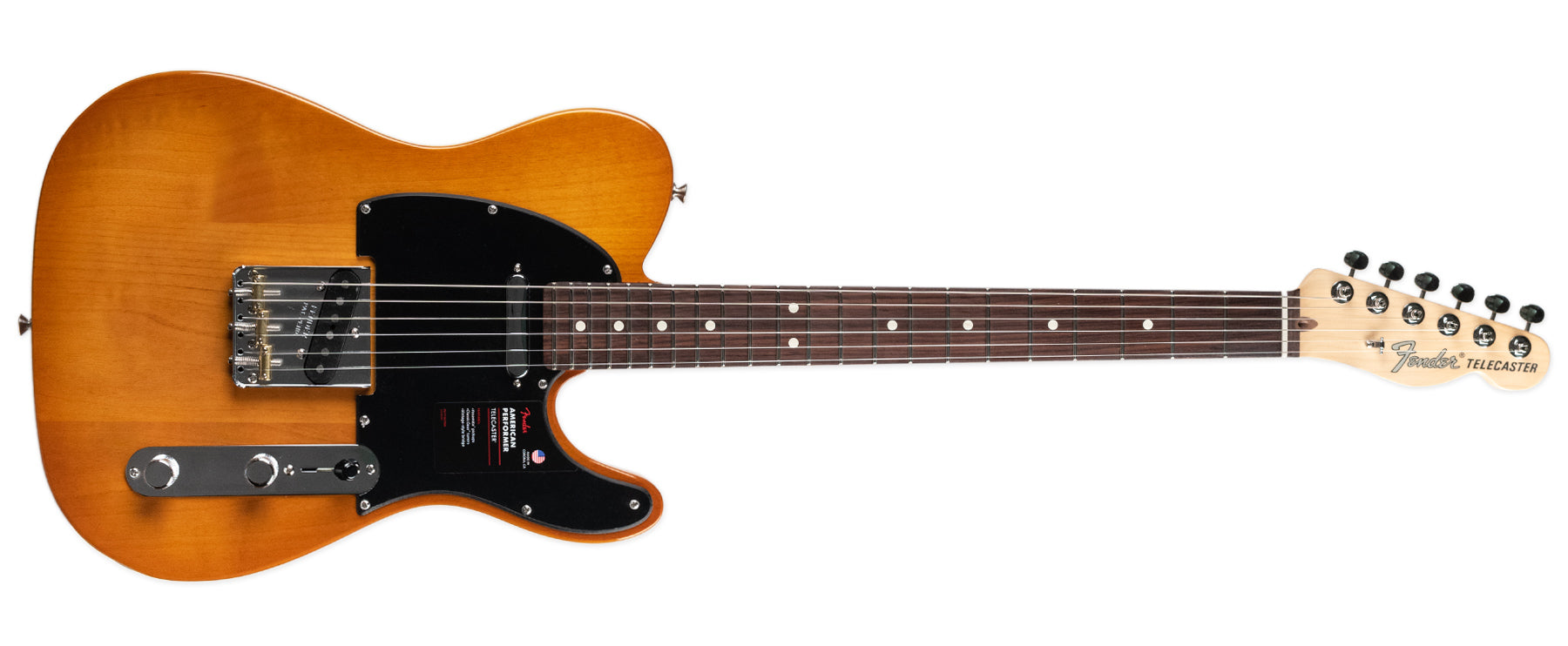FENDER AMERICAN PERFORMER TELECASTER - HONEY BURST RW | Stang Guitars