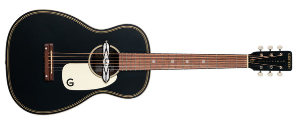 GRETSCH G9520E GIN RICKEY ACOUSTIC/ELECTRIC WITH SOUNDHOLE PICKUP - SMOKESTACK BLACK