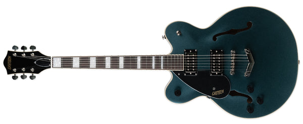 GRETSCH G2622LH STREAMLINER CENTER BLOCK DOUBLE-CUT WITH V-STOPTAIL, LEFT-HANDED - GUNMETAL