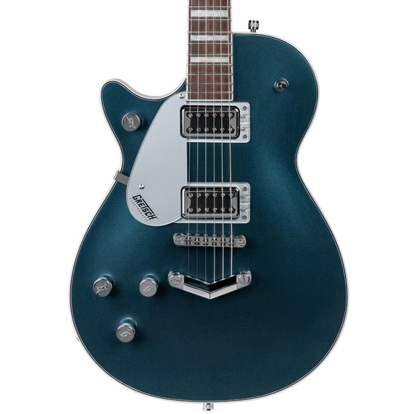 GRETSCH G5220LH ELECTROMATIC JET BT SINGLE-CUT WITH V-STOPTAIL LEFT-HANDED - JADE GREY METALLIC