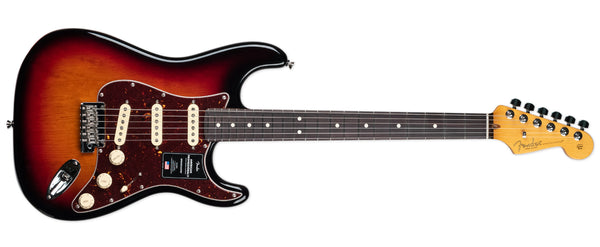 FENDER AMERICAN PROFESSIONAL II STRATOCASTER -3-COLOUR SUNBURST WITH ROSEWOOD FINGERBOARD