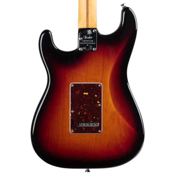 FENDER AMERICAN PROFESSIONAL II STRATOCASTER -3-COLOUR SUNBURST WITH ROSEWOOD FINGERBOARD