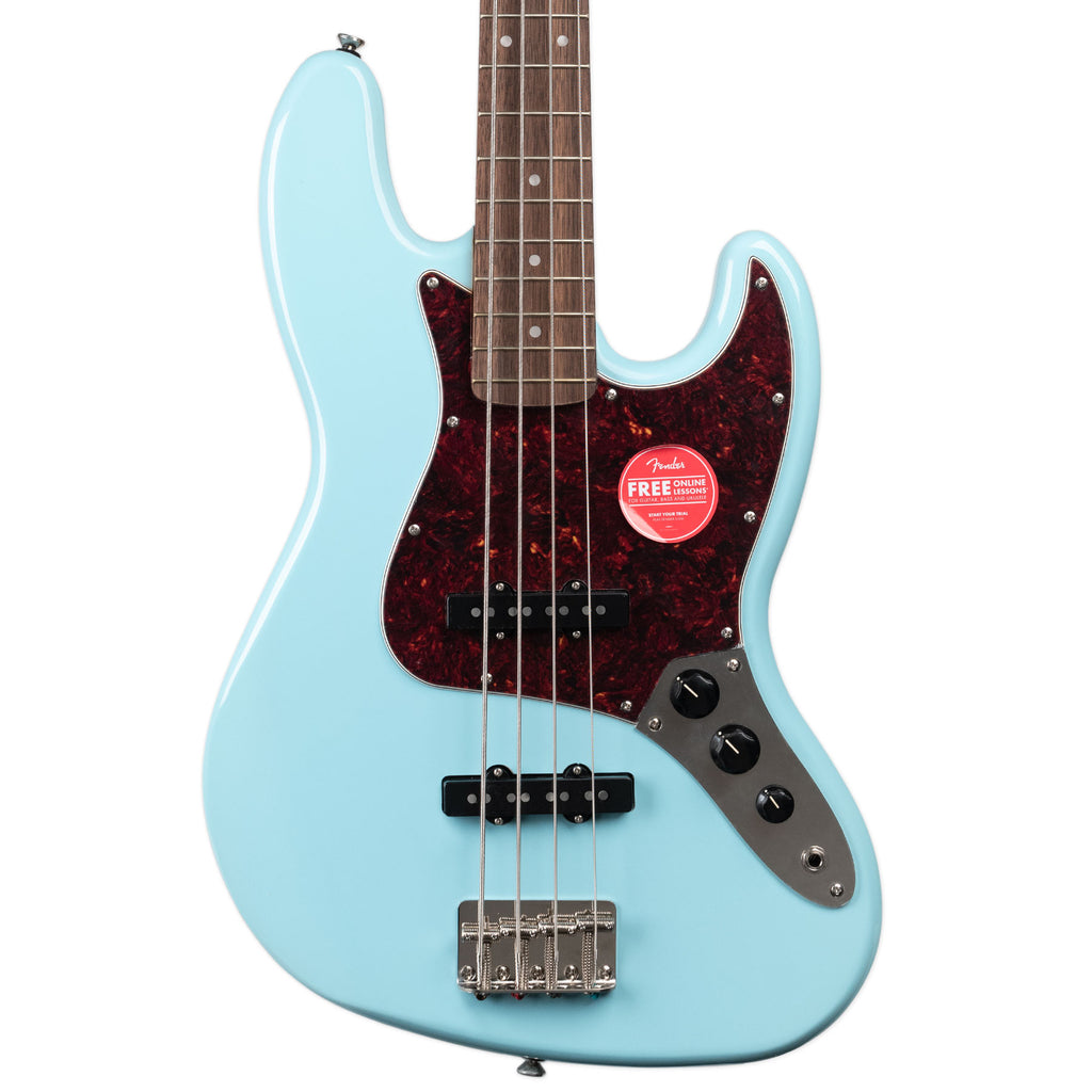 SQUIER CLASSIC VIBE 60S JAZZ BASS - DAPHNE BLUE | Stang Guitars