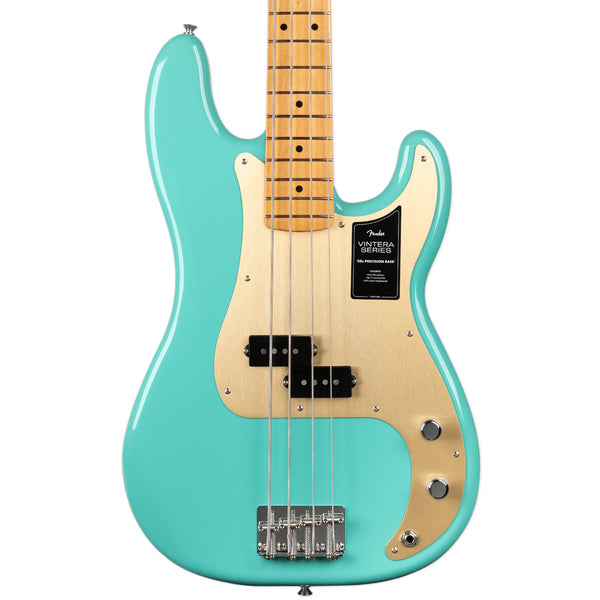 FENDER VINTERA '50S PRECISION BASS - SEA FOAM GREEN | Stang Guitars