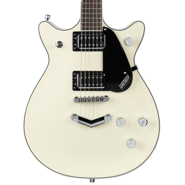 GRETSCH G5222 ELECTROMATIC DOUBLE JET BT WITH V-STOPTAIL VINTAGE WHITE