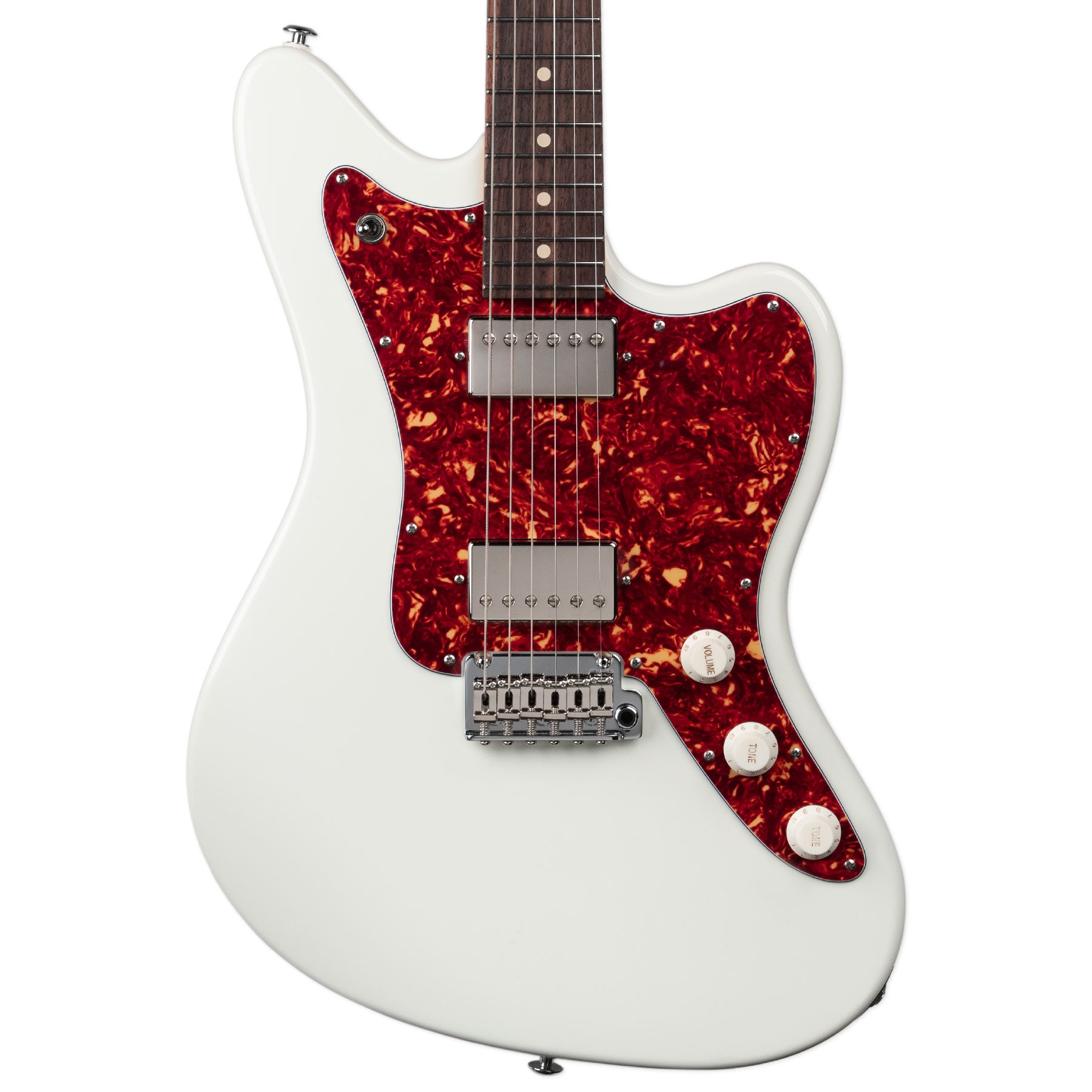 SUHR CLASSIC JM - OLYMPIC WHITE HH ROSEWOOD WITH CASE