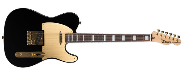 SQUIER 40TH ANNIVERSARY TELECASTER GOLD EDITION - BLACK