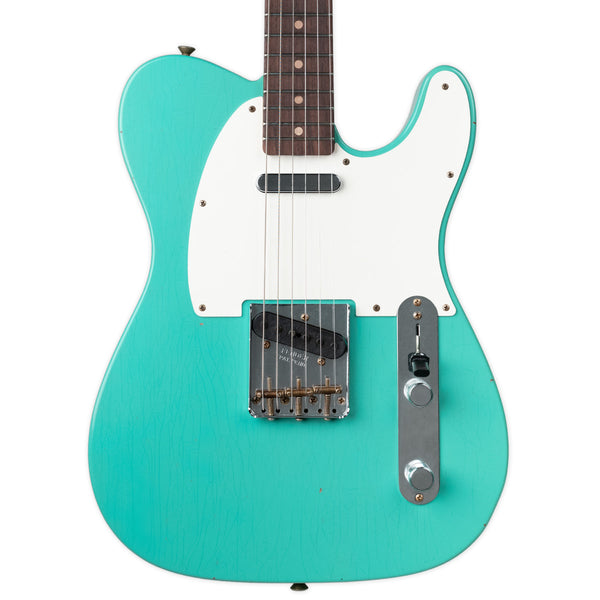 FENDER CUSTOM SHOP LIMITED EDITION 1960 TELECASTER - JOURNEYMAN RELIC, AGED SEAFOAM GREEN