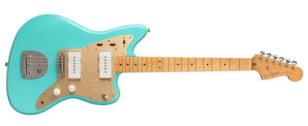 SQUIER 40TH ANNIVERSARY JAZZMASTER, VINTAGE EDITION - SATIN SEAFOAM GREEN