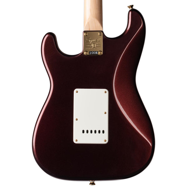 SQUIER 40TH ANNIVERSARY STRATOCASTER GOLD EDITION - RUBY RED METALLIC