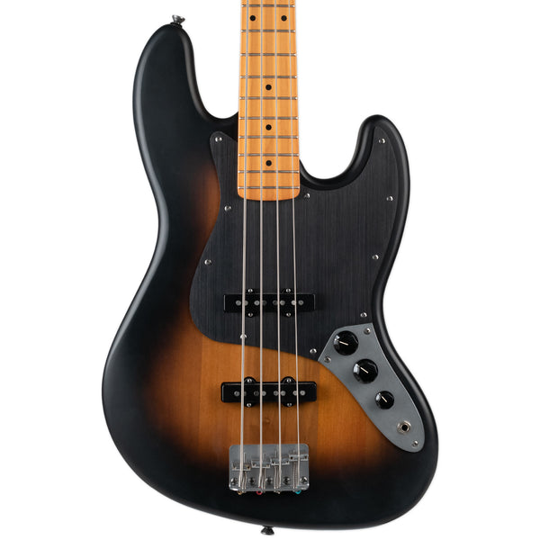 SQUIER 40TH ANNIVERSARY JAZZ BASS VINTAGE EDITION - SATIN WIDE 2-COLOUR SUNBURST