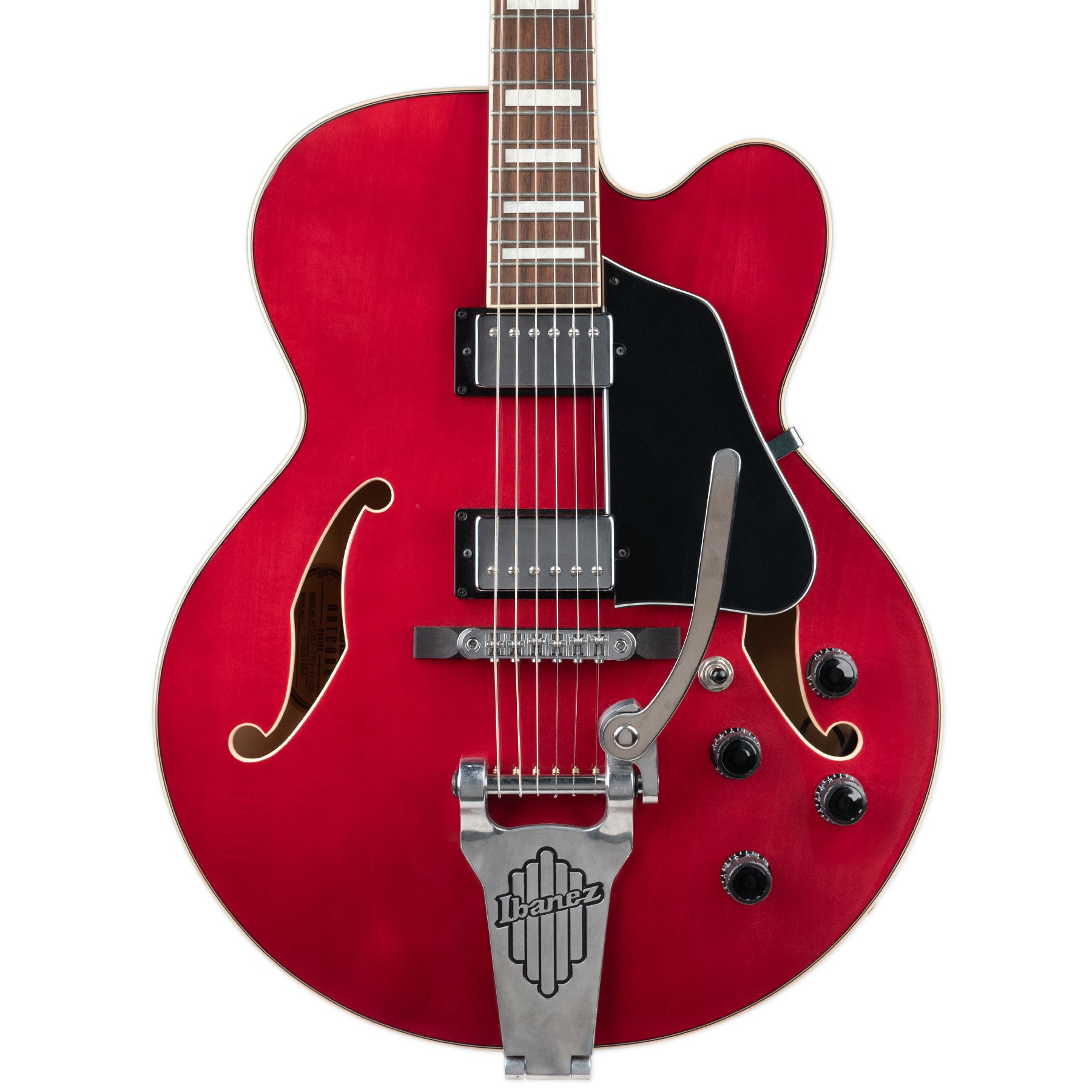 USED IBANEZ AFS75T ARTCORE HOLLOWBODY - TRANS RED WITH CASE