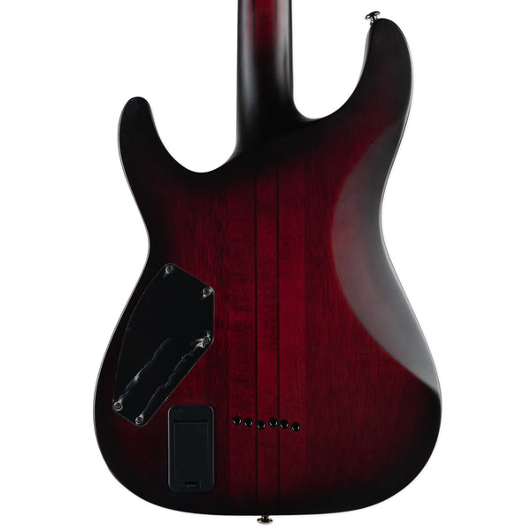 USED SCHECTER HELLRAISER EXTREME - CRIMSON RED BURST SATIN