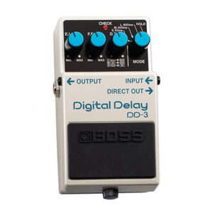 USED BOSS DD-3 DIGITAL DELAY WITH NON-ORIGINAL BOX