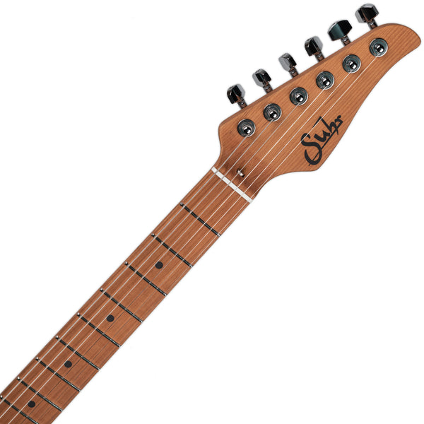 SUHR ANDY WOOD SIGNATURE SERIES MODERN T, IRON RED, T BRIDGE, SS
