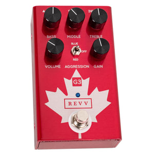 REVV G3 - LIMITED CANADA EDITION -  PURPLE CHANNEL OVERDRIVE/DISTORTION PEDAL