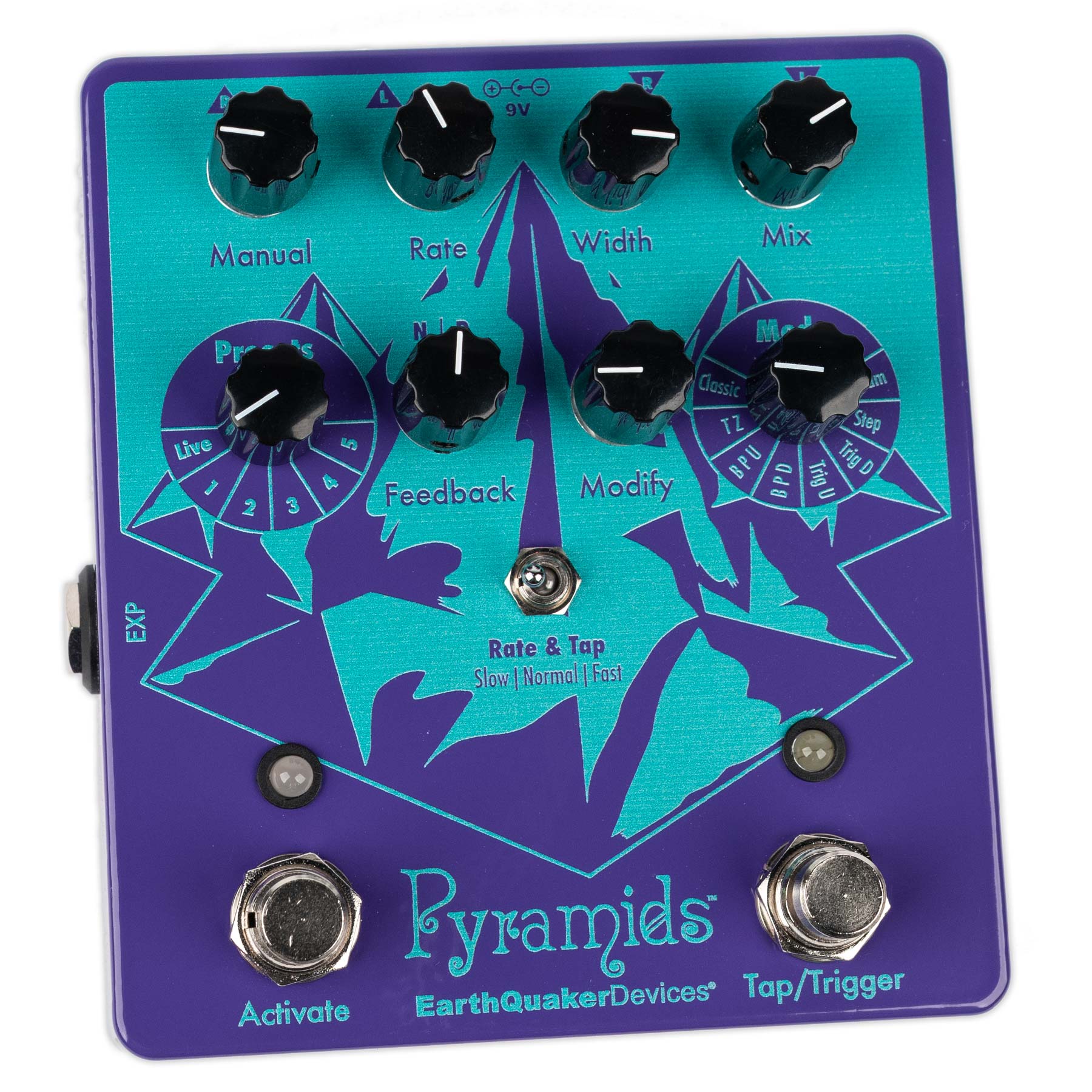 EARTHQUAKER DEVICES PYRAMIDS STEREO FLANGER