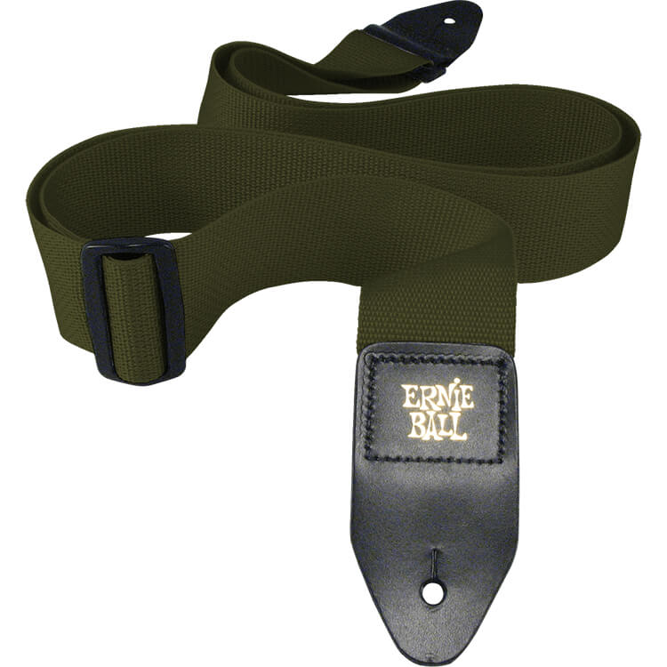 ERNIE BALL 2" POLYPROPYLENE STRAP - OLIVE