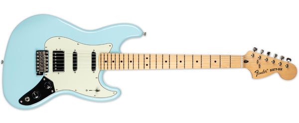 FENDER ALTERNATE REALITY LIMITED EDITION THE SIXTY-SIX MAPLE FINGERBOARD DAPHNE BLUE
