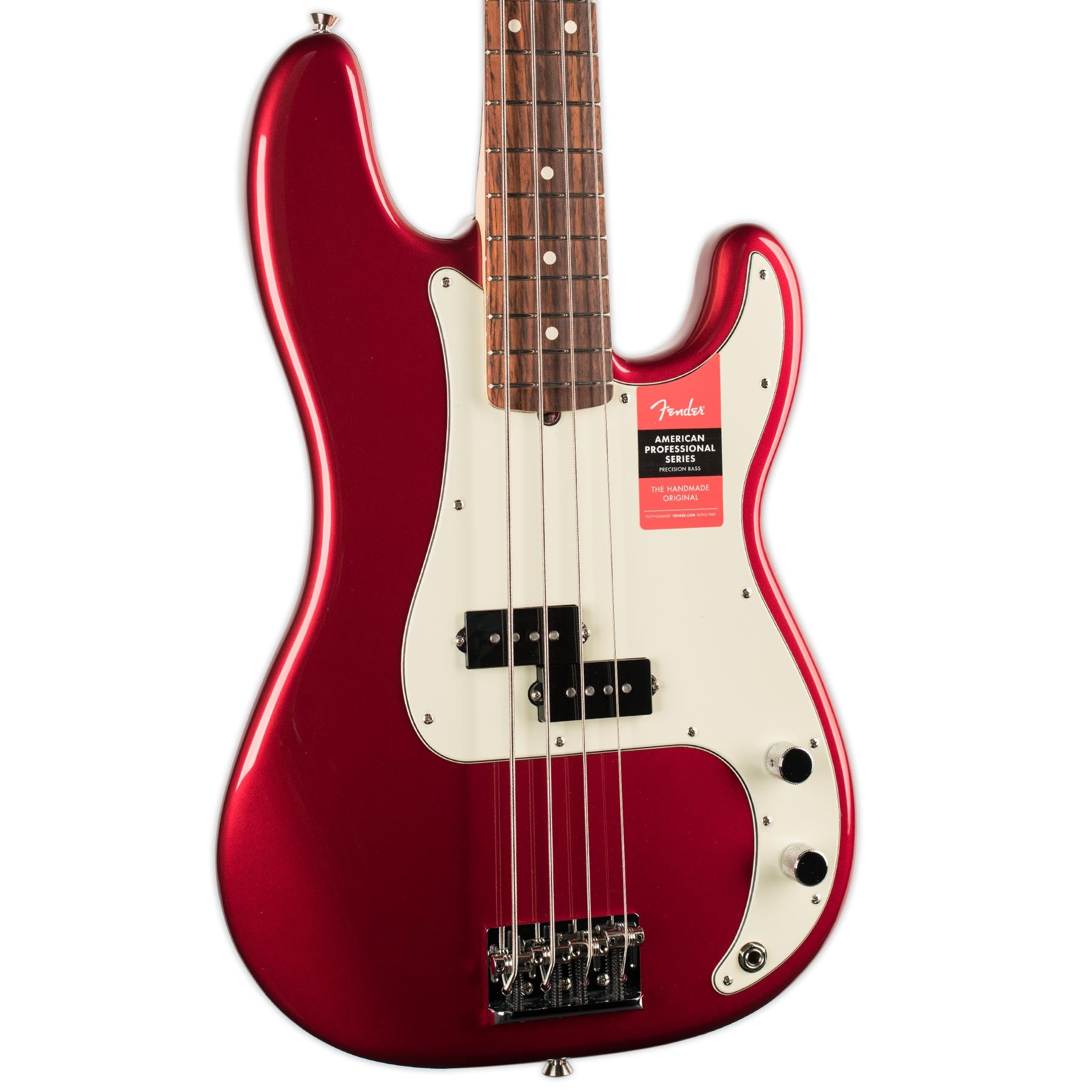 FENDER AMERICAN PROFESSIONAL SERIES P BASS, CANDY APPLE RED, RW