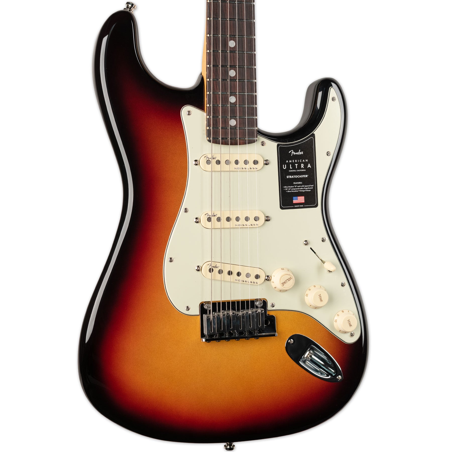 FENDER AMERICAN ULTRA STRATOCASTER ROSEWOOD FINGERBOARD ULTRABURST