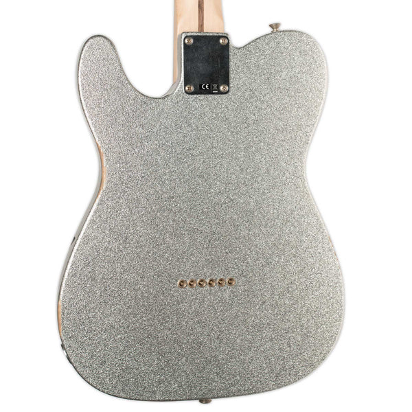 FENDER BRAD PAISLEY SIGNATURE ROAD WORN TELE SILVER SPARKLE