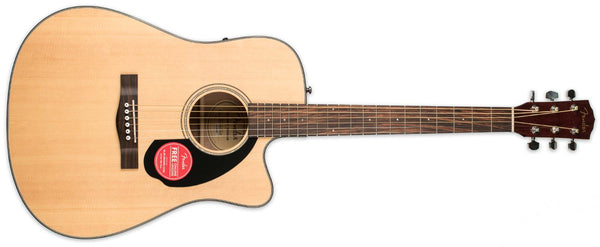 FENDER CD-60SCE DREADNOUGHT ACOUSTIC ELECTRIC NATURAL