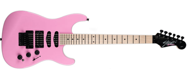 FENDER LIMITED EDITION HM STRATOCASTER WITH MAPLE FINGERBOARD - FLASH PINK
