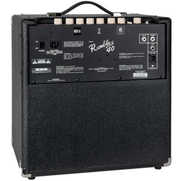 FENDER RUMBLE 40 V3 BASS COMBO AMPLIFER