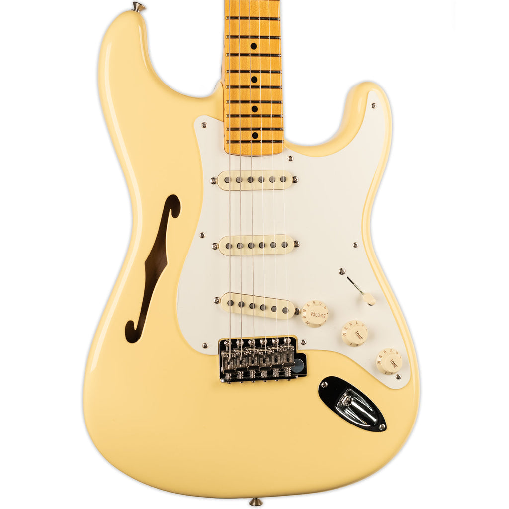 FENDER ERIC JOHNSON SIGNATURE THINLINE STRATOCASTER VINTAGE WHITE