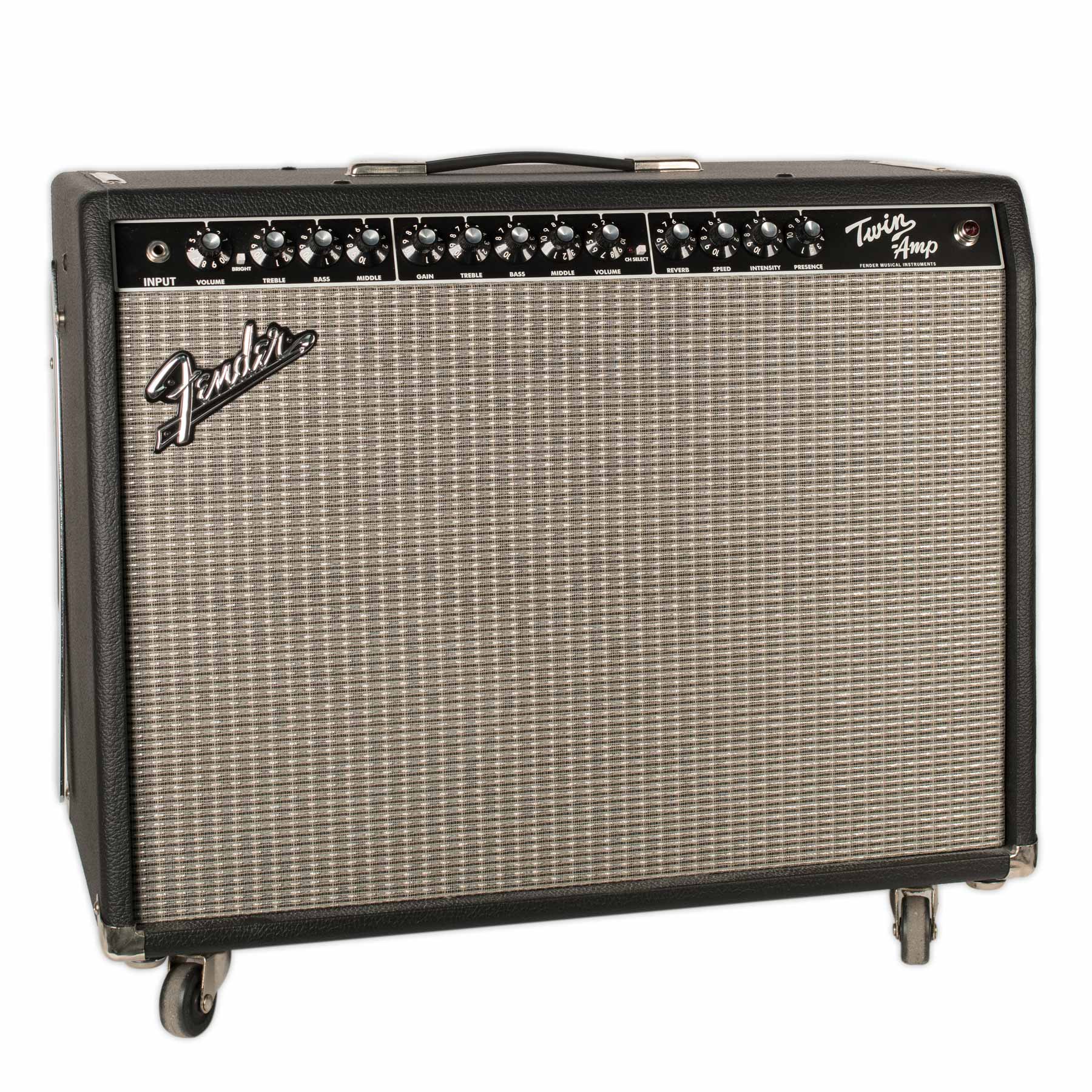 USED FENDER TWIN AMP WITH TREM WITH FOOTSWITCH
