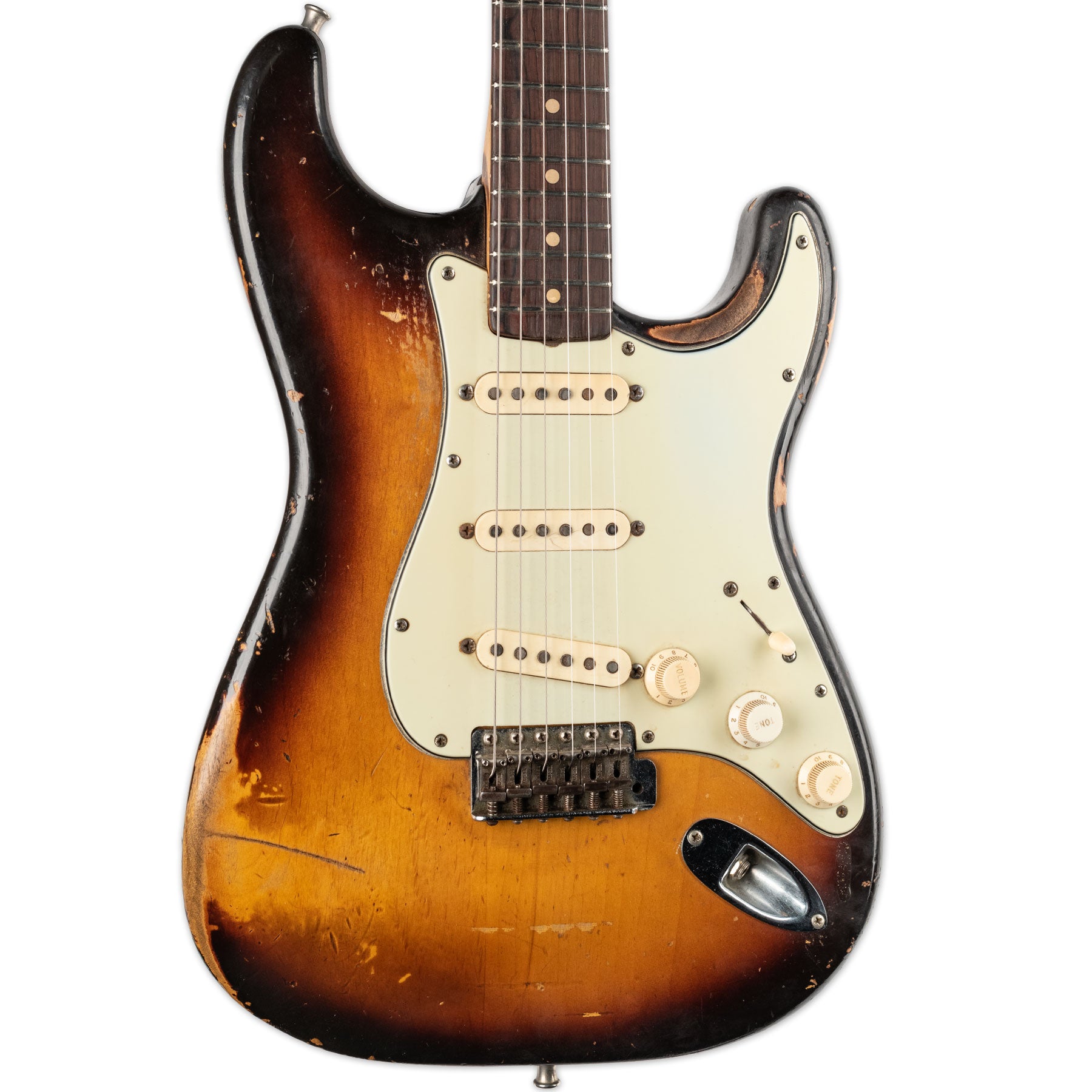 ギター Fender CS Vintage Custom 1959 Strat Fender CS '59 Stratocaster Super Heavy Relic Electric Guitar