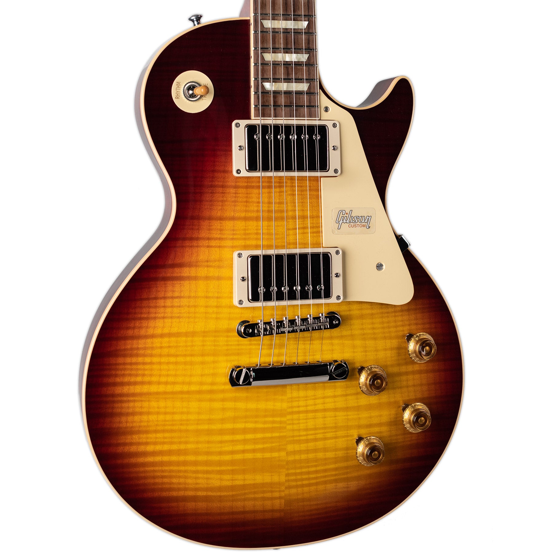 GIBSON CUSTOM SHOP 1958 LES PAUL STANDARD REISSUE- BOURBON BURST W/ BOLIVIAN ROSEWOOD FINGERBOARD GLOSS