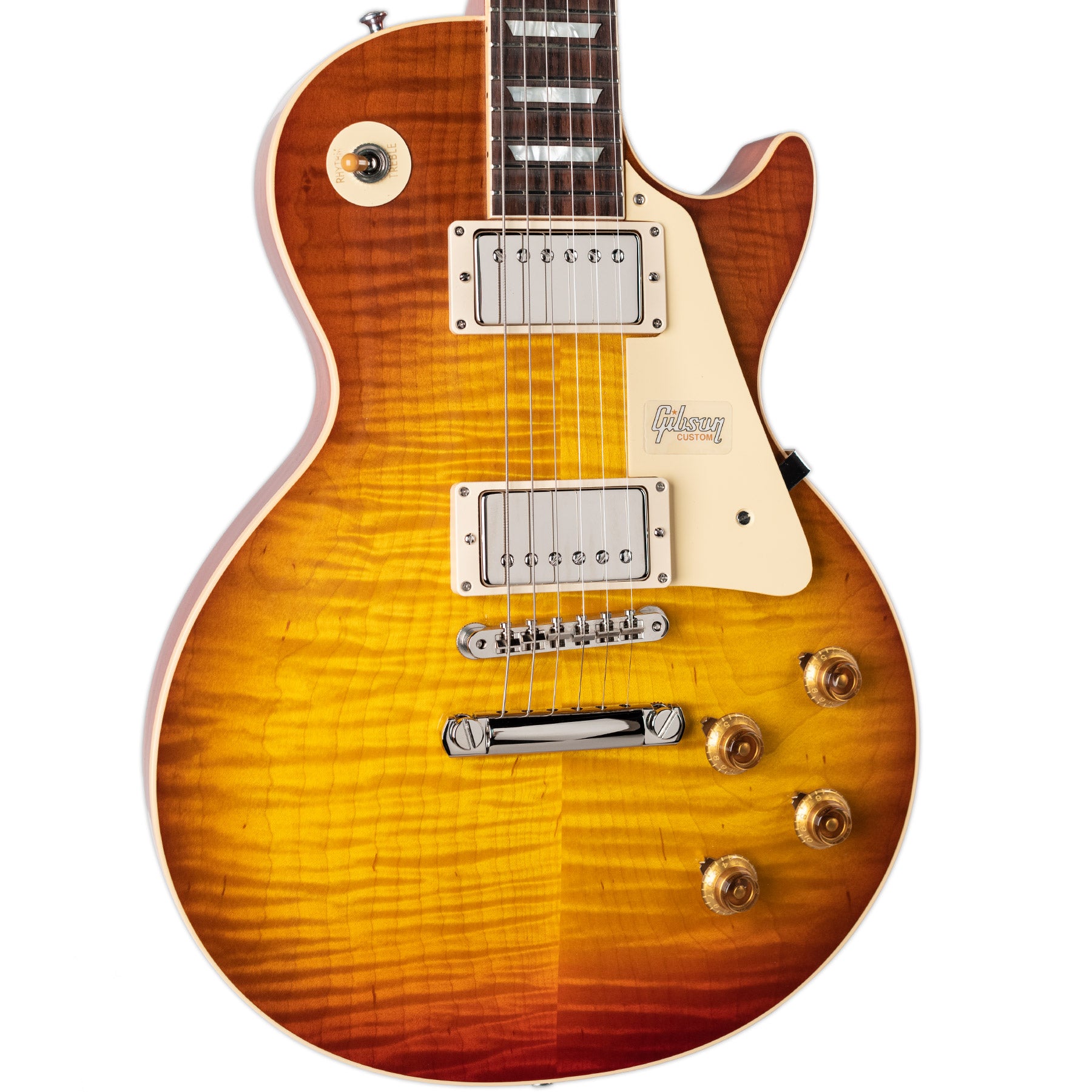 GIBSON CUSTOM SHOP 60TH ANNIVERSARY 1959 LES PAUL STANDARD REISSUE- ROYAL TEA BURST GLOSS