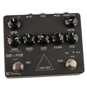 KEELEY DARK SIDE MULTI EFFECTS PEDAL WITH FUZZ/DELAY/4X MODULATION