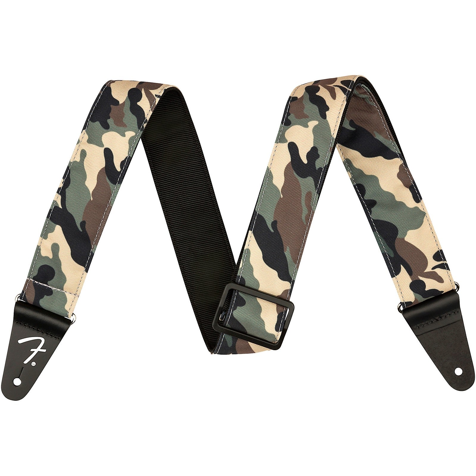 FENDER 2” CAMO GUITAR STRAP - WOODLAND