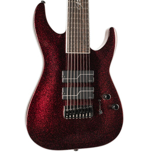 LTD STEPHEN CARPENTER SIGNATURE SC-608 BARITONE RED SPARKLE W/CASE