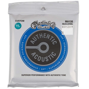 MARTIN MA130 AUTHENTIC ACOUSTIC SP STRINGS SILK & STEEL 11.5-47